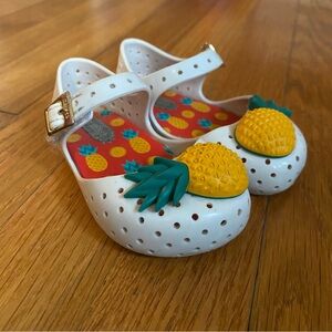Mini Melissa Pineapple Jelly Sandals